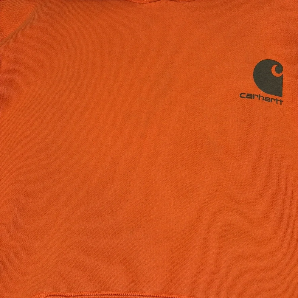 Carhartt Long Sleeve Hooded Sweatshirt in Orange - Youth (14/16) L - Well Loved